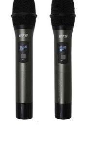 זוג מיקרופונים UHF PLL -גוף מתכת