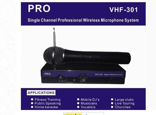 מיקרופון אלחוטי פרוטק VHF-301