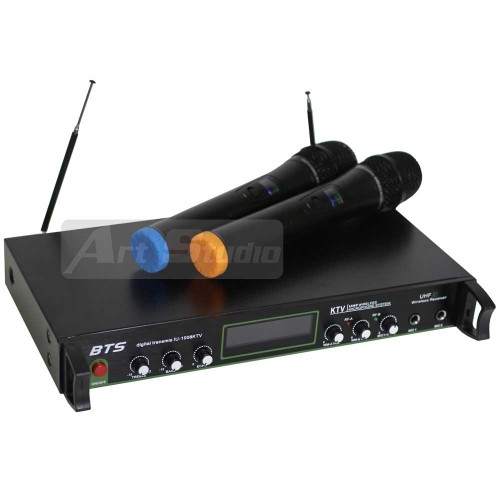 סט מיקרופונים UHF מותאם לקולנוע ביתי