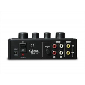 מיקסר הכולל ערכת קריוקי אלחוטית זוגית