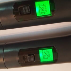 זוג מיקרופונים אלחוטי UHF-USB