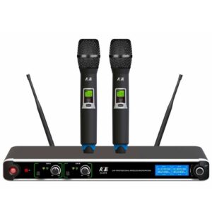 זוג מיקרופונים UHF PLL
