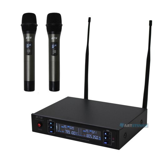 543161543161_1614806862 זוג מיקרופונים UHF PLL -גוף מתכת