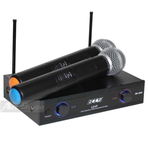556381556381_1488151621 זוג מיקרופונים אלחוטי UHF-BTS