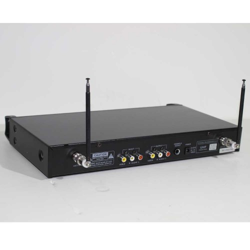 סט מיקרופונים UHF מותאם לקולנוע ביתי