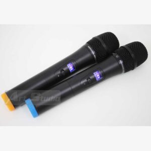 סט מיקרופונים UHF מותאם לקולנוע ביתי