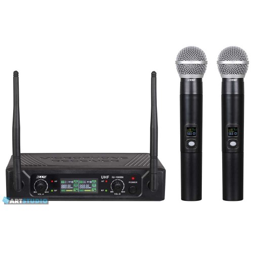 851702851702_1594672820 זוג מיקרופונים אלחוטיים תדר קבוע