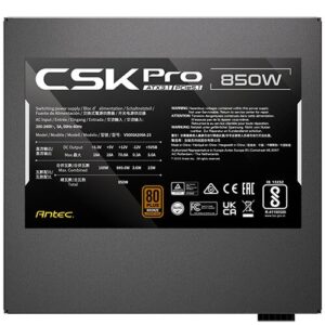 ספק כוח ANTEC CSK 850 PRO ATX3.1 Rdy Semi-Modular 80Plus Bronze