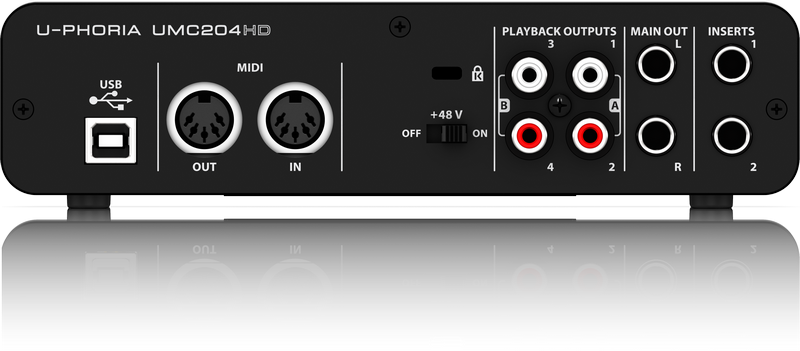 כרטיס קול U-PHORIA UMC204HD BERINGER