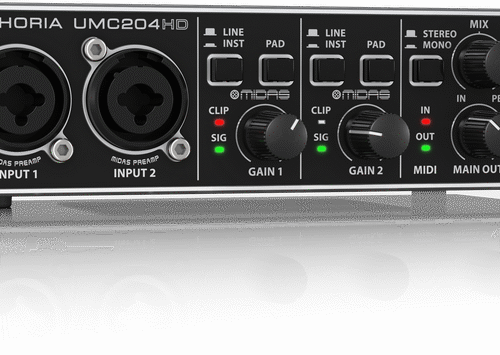 191495191495_1479824945 כרטיס קול U-PHORIA UMC204HD BERINGER