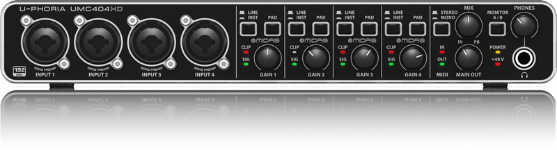 כרטיס קול - U-PHORIA UMC404