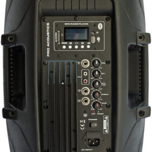 רמקול מוגבר נייד "10 כולל נגן USB/SD