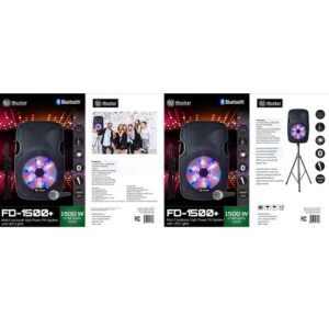 רמקול מוגבר ,15" LED ,Bluetooth