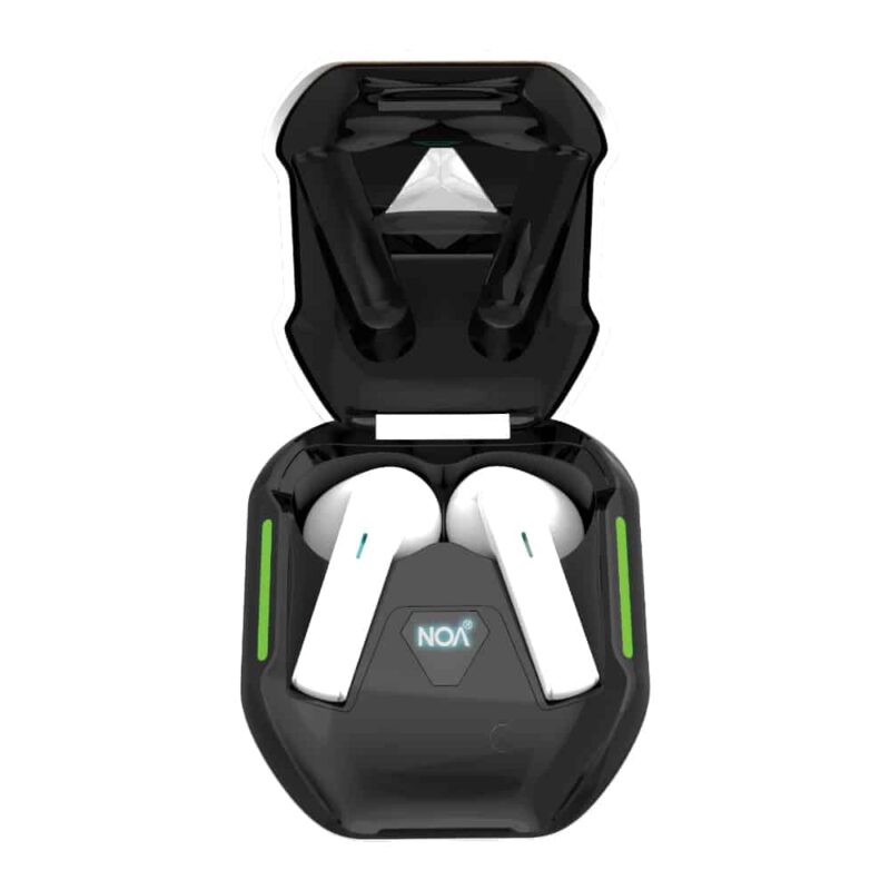 אוזניות אלחוטיות Bluetooth 5.3 בטכנולוגית TWS עם מארז הטענה.  NOA Rainbow