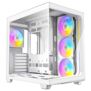 מארז לבן Antec C5 RGB Mid-Tower ATX 7x ARGB FANS Incl Type-C