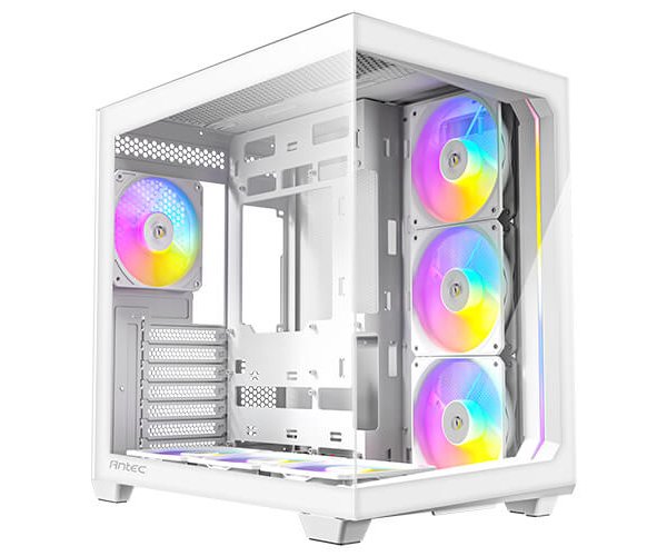 מארז לבן Antec C5 RGB Mid-Tower ATX 7x ARGB FANS Incl Type-C