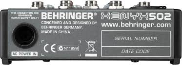 מיקסר Xenyx 502 Behringer