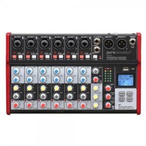 מיקסר 8 ערוצים סטריאופוני PURE-ACOUSTICS