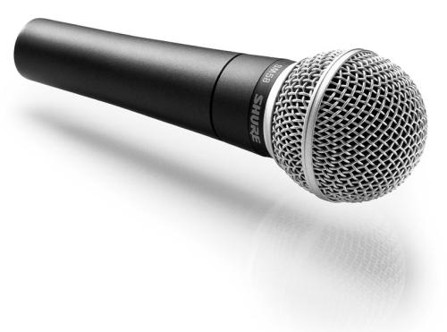 מיקרופון דינאמי A SHURE SM58-LCE