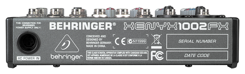 מיקסר Behringer Xenyx 1002FX