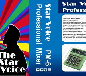 מיקסר מבית STAR VOICE PM-6