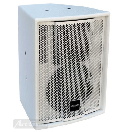 רמקול עץ 8", לבן