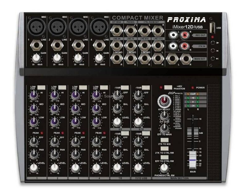 מיקסר 1202fx USB PROXIMA