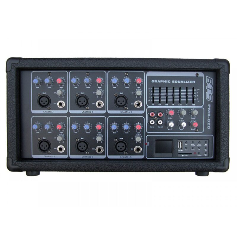 מיקסר מוגבר 300Watt- DM620MU