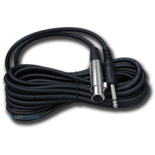 מיקרופון דינמי לשירה / דיבור כולל כבל מיקרופון 4 מטר