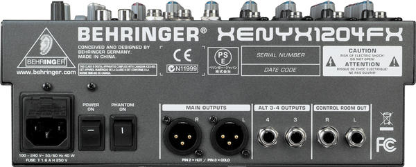 ‏מיקסר Behringer Xenyx 1204FX