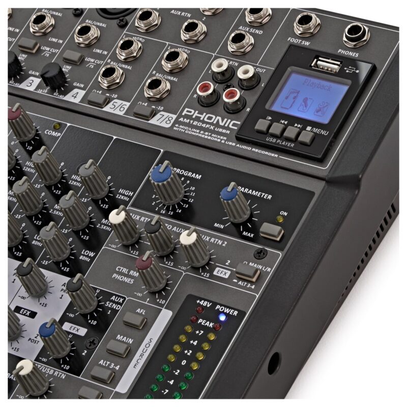 מיקסר פוניק PHONIC AM1204FX USBR