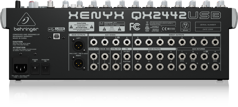 מיקסר ברינגר XENYX QX2442USB