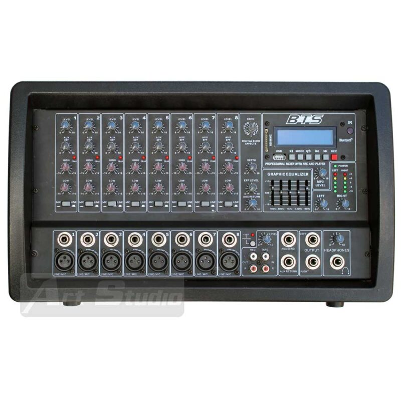 מיקסר מוגבר 650watt BTS