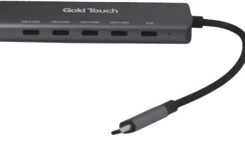 מפצל 5 חיבורים Gold Touch USB-C USB3.2 PD