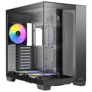מארז Antec VCX300 ARGB Black Mid-Tower ATX 5x120mm Fans include