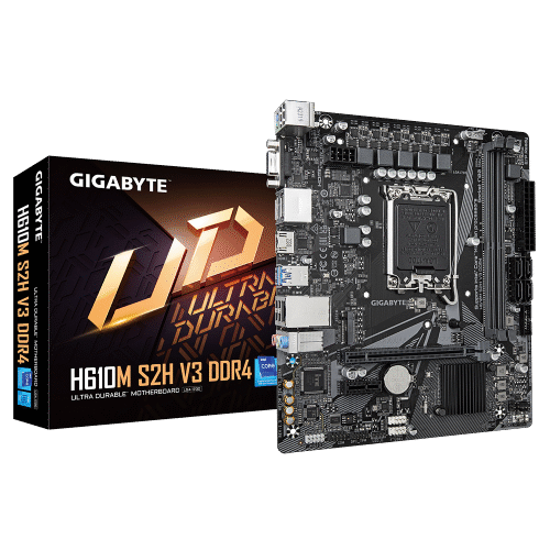 לוח למעבדי אינטל Gigabyte H610M S2H V3 Micro-ATX VGA DP HDMI