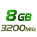זכרון לנייח Crucial Basic Memory 8GB DDR4 3200Mhz C22