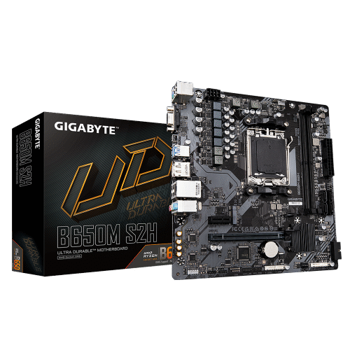 לוח Gigabyte B650M S2H 1.4 AM5 Micro-Atx DDR5 DP HDMI AMD