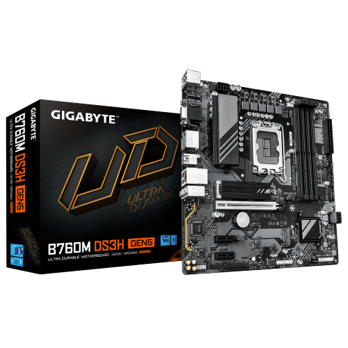 לוח Gigabyte B760M DS3H GEN5 M-ATX DDR5 DP HDMI LGA1700