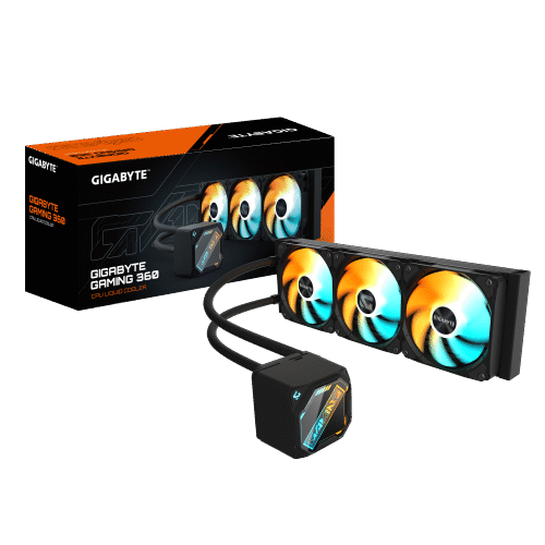 קירור נוזלי משולש Gigabyte Gaming 360 3XARGB 120MM Fan Black