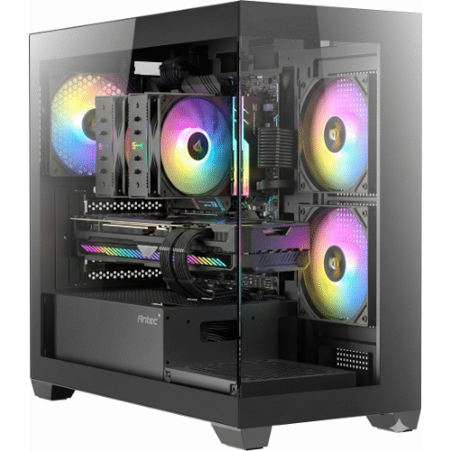 מחשב CX300M ARGB 750W B850M R5-7500F 16GB 1TB NVME RTX 5060