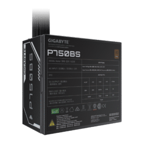 ספק כוח Gigabyte P750BS 750W 80 Plus Bronze 12cm silent fan