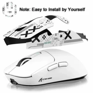ATTACK SHARK X3 Ultra-Light Wireless Mouse - Tri-Mode 2.4G/BT/Wired, PAW3395 26000DPI, 55g, Macro, for Gaming/Xbox/PS/PC/Mac