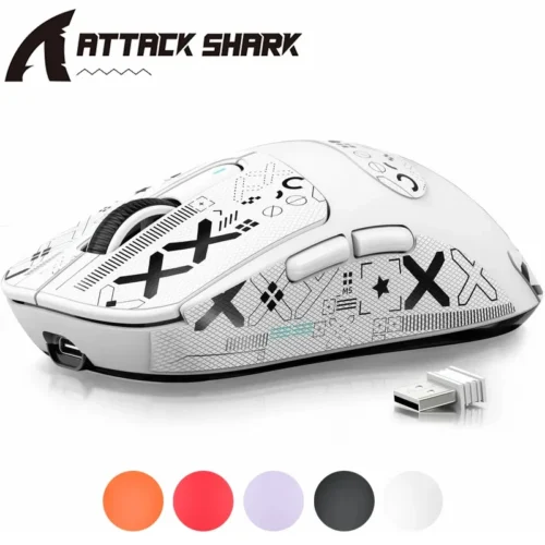 Se63e6d81cbb64eec9f143c244cb8ec790-2 ATTACK SHARK X3 Ultra-Light Wireless Mouse - Tri-Mode 2.4G/BT/Wired, PAW3395 26000DPI, 55g, Macro, for Gaming/Xbox/PS/PC/Mac