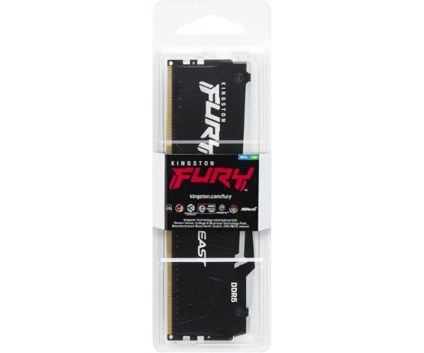 זכרון לנייח KINGSTON FURY BEAST DDR5 16GB 6000MHZ CL30 EXPO XMP