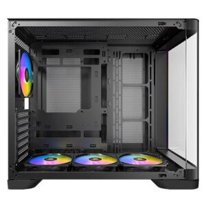מארז שחור Antec C5 Curve ARGB Mid-Tower ATX 4x ARGB FANS Type-C