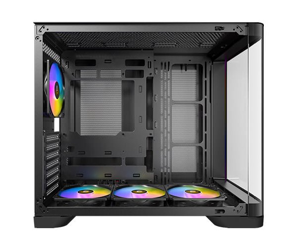 מארז שחור Antec C5 Curve ARGB Mid-Tower ATX 4x ARGB FANS Type-C