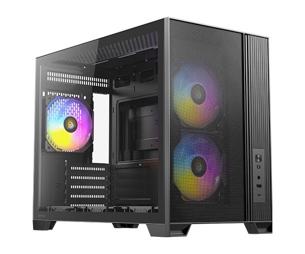 מארז Antec Flux M Mid Tower Micro-ATX ARGB Type-C 3.2