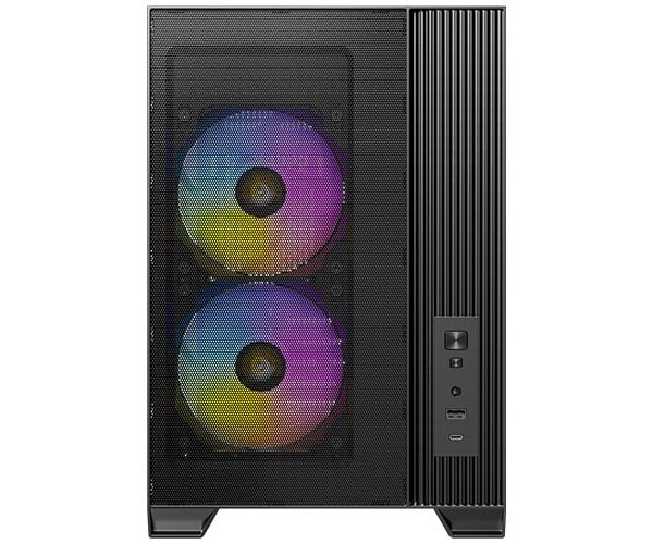מארז Antec Flux M Mid Tower Micro-ATX ARGB Type-C 3.2
