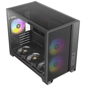 מארז Antec Flux M Mid Tower Micro-ATX ARGB Type-C 3.2